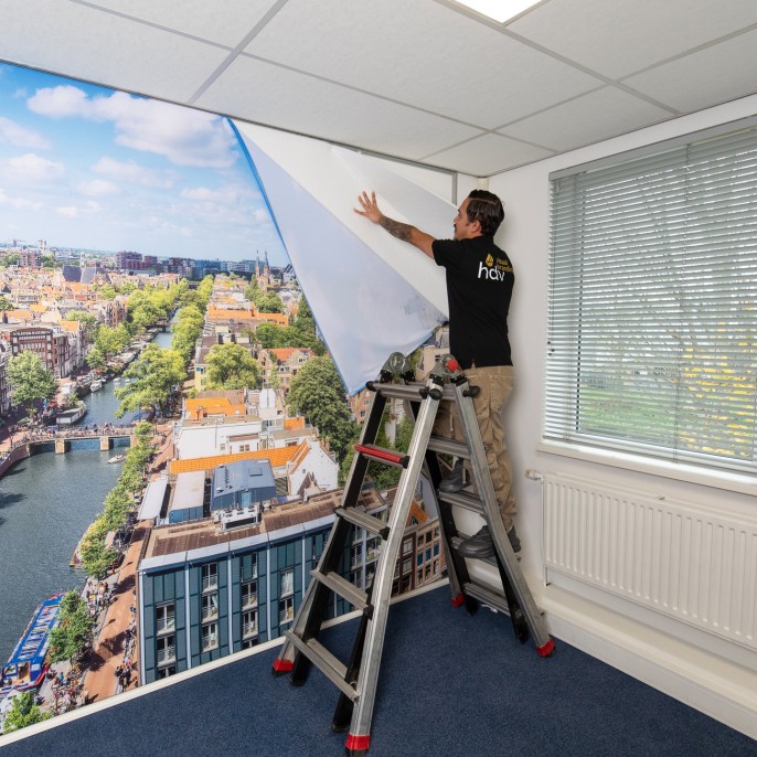 Akoestische panelen en kantoor signing door HDV
