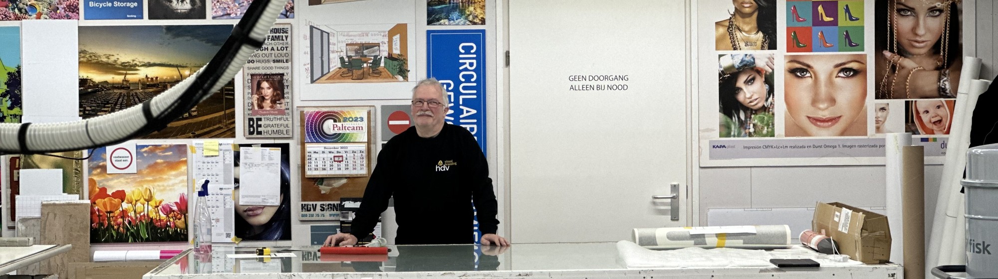 Professionele signing door HDV visual branding