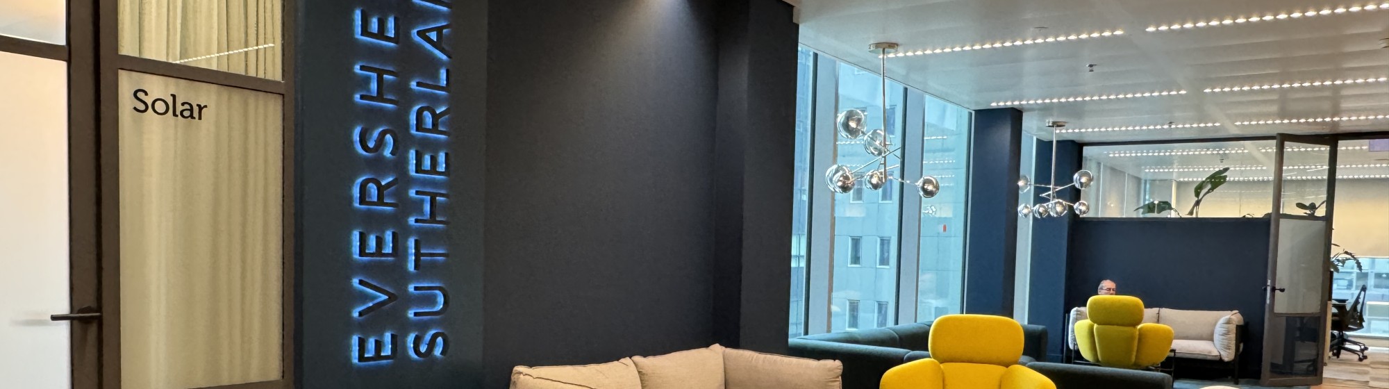 3D-logo voor Eversheds Sutherland door HDV