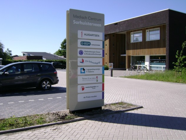 Aluminium zuil onverlicht 2