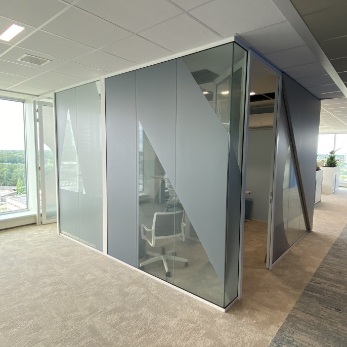 geprinte glasscreening