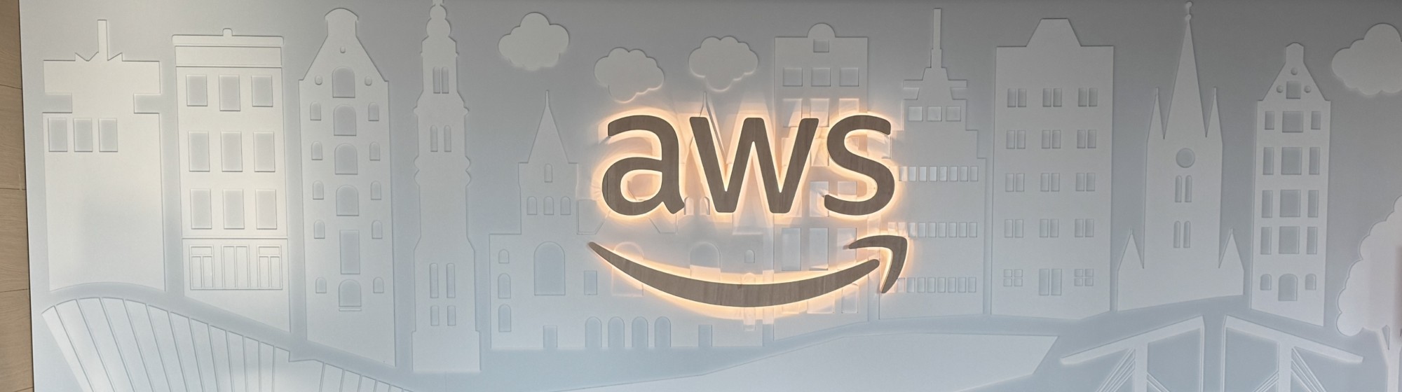 Amazon kantoorbranding in Amsterdam door HDV
