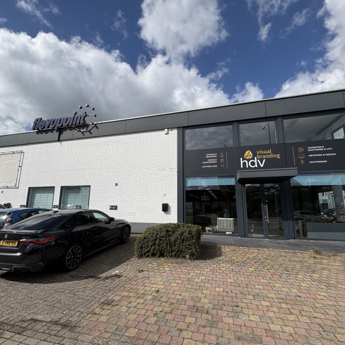 Nieuw pand van HDV visual branding aan de Flevolaan 13 in Weesp